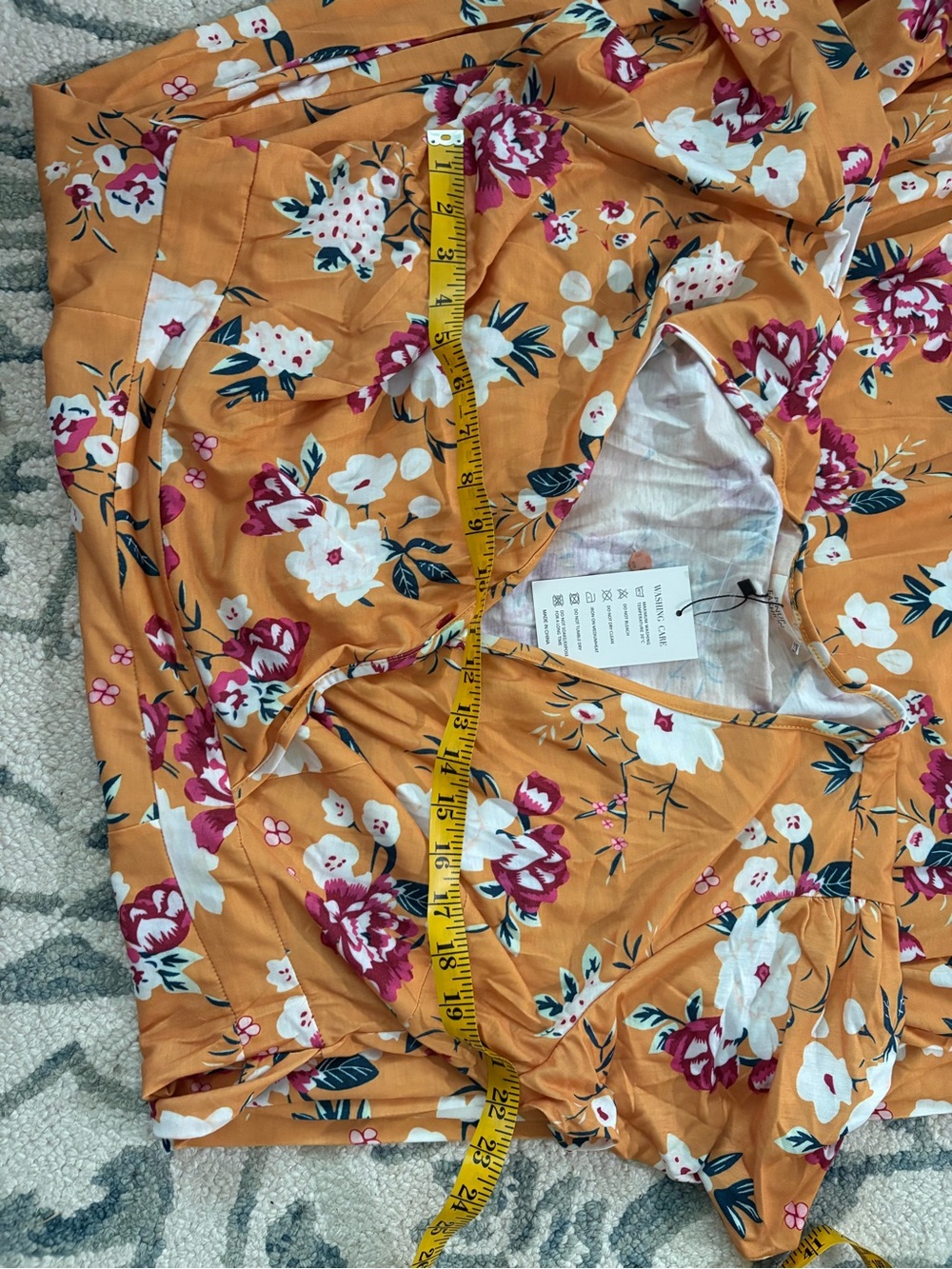 Wrap Dress Plus Fall color Plus Size - Picture 3 of 7